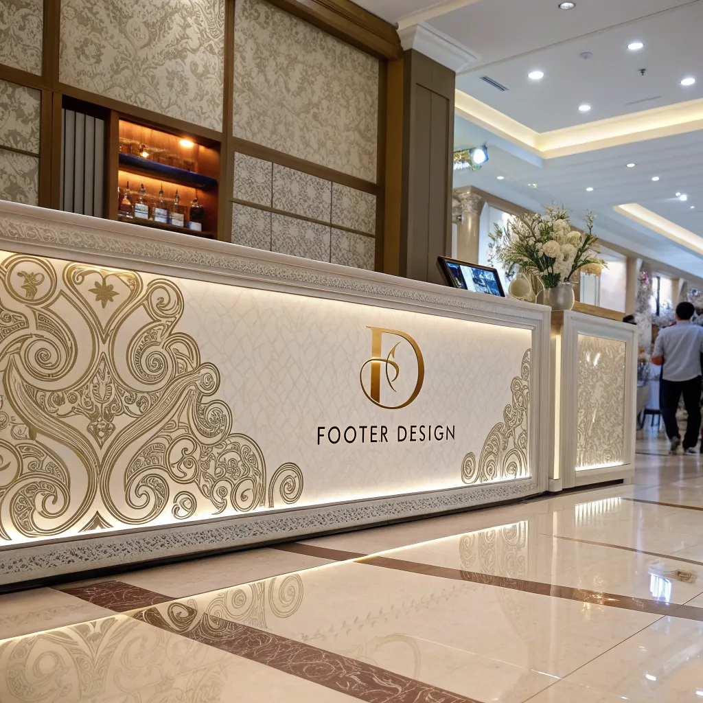 Decorative footer design